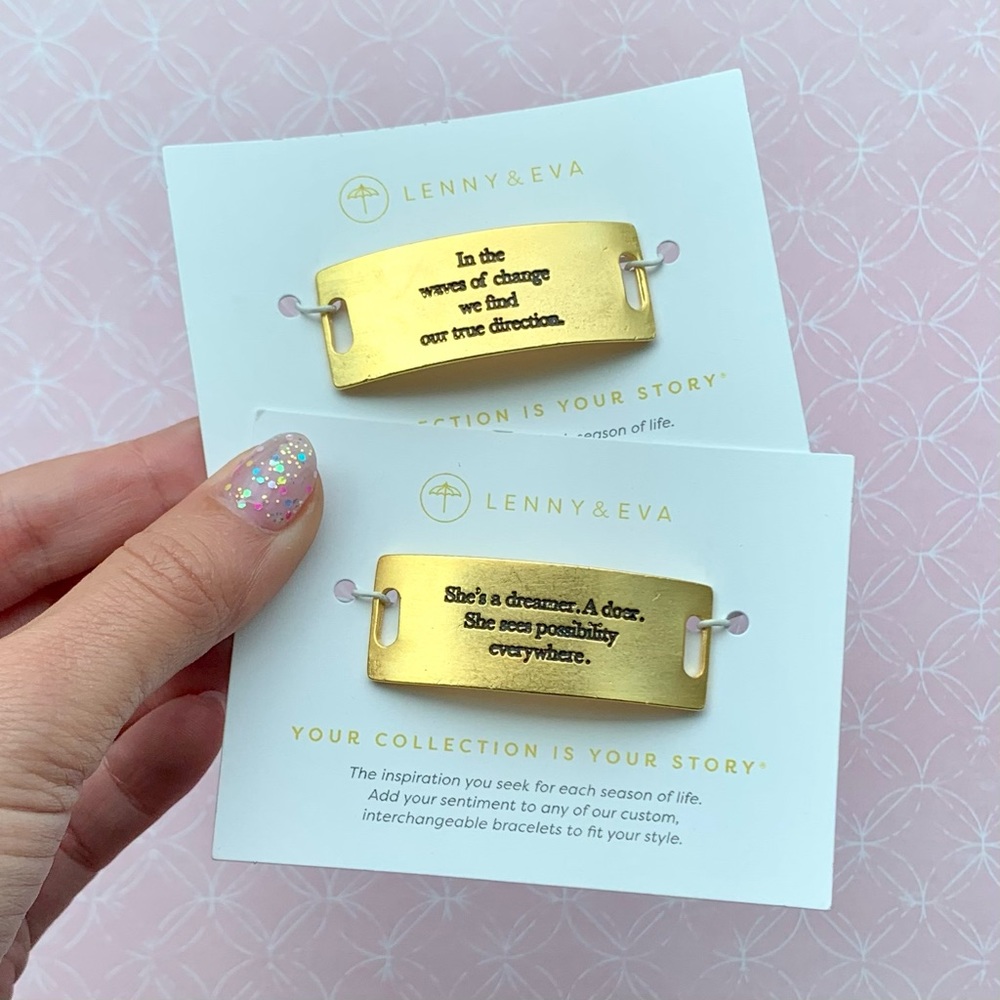 Lenny & Eva Interchangeable Sentiments - Set of 2
